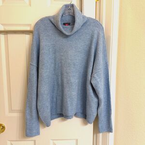Vince Camuto Light Blue Turtleneck Oversized Sweater Size Large